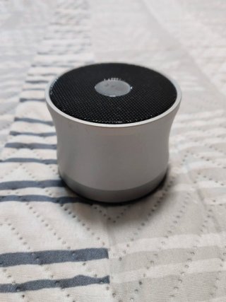 Altavoz Bluetooth Pequeño Plateado