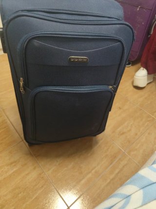 Maleta de viaje azul de 23kilos