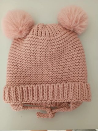 Gorro Zara pompón lana 3-4 años
