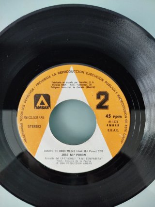 Vinilos 7" Años 70 Decoración Música Española