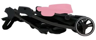 Carrito de bebé rosa