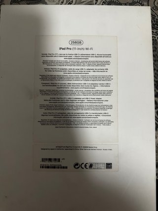 iPad Pro 11 256GB + Apple Pencil 2 + Cover apple