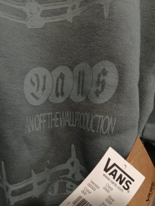 Sudadera Vans Oversize Gris