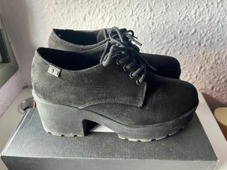 Botines negros tacón ancho
