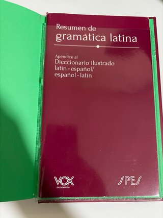 Diccionario ilustrado latín-español/ español-latín