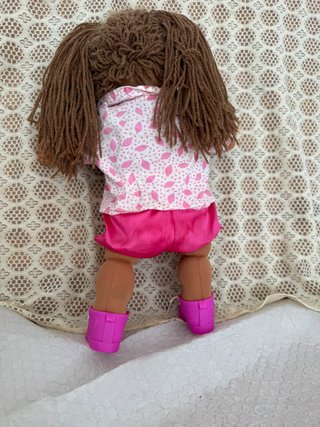 Muñeca Cabbage Patch Kids Mulata Pelo Castaño