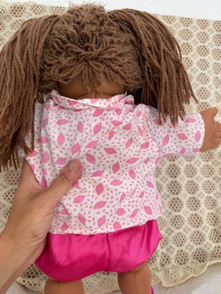 Muñeca Cabbage Patch Kids Mulata Pelo Castaño