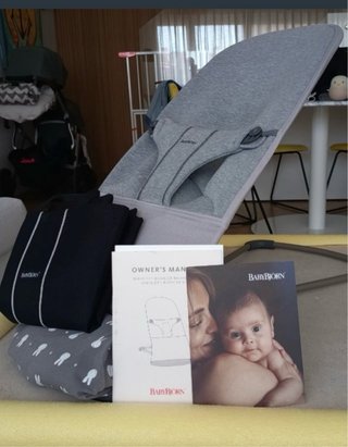 Hamaca Babybjörn Bliss Gris