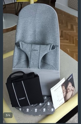 Hamaca Babybjörn Bliss Gris