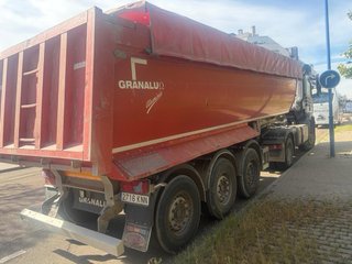 Semirremolque bañera Granalu 22m3 susp neumatica