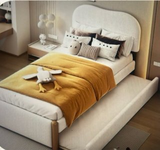 Cama juvenil con cama nido