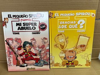 EL PEQUEÑO SPIROU. LOTE DE 6 COMICS. TAPA DURA