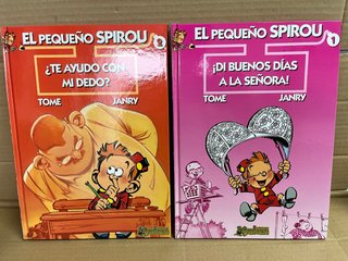 EL PEQUEÑO SPIROU. LOTE DE 6 COMICS. TAPA DURA