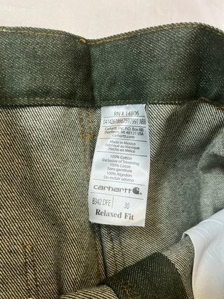 Shorts Carhartt Verdes Anchos Vintage