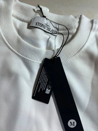 Sudadera Stone Island Blanca Talla M