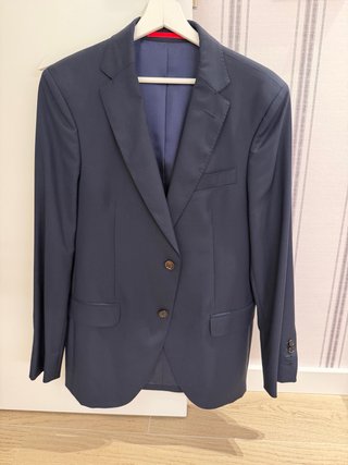 Traje Azul Carolina Herrera