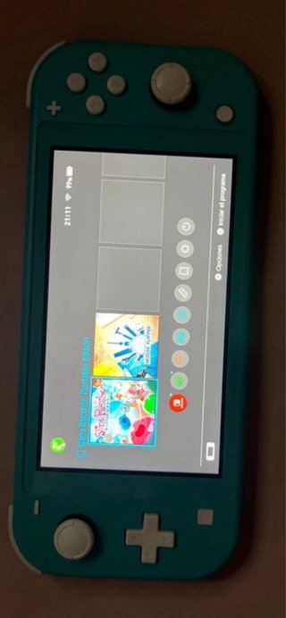 Nintendo Switch Lite Verde + 2 Juegos