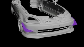 Canards Honda Civic Ek