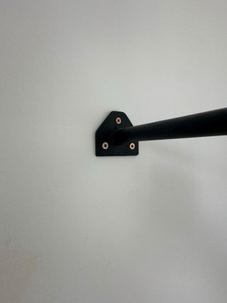 Barra cuelga ropa armario/vestidor metal