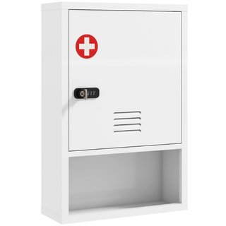 Armario médico de pared con cerradura numérica y l