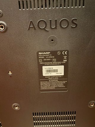 OFERTA - TV Marca Sharp Aquos 37 pulgadas LCD