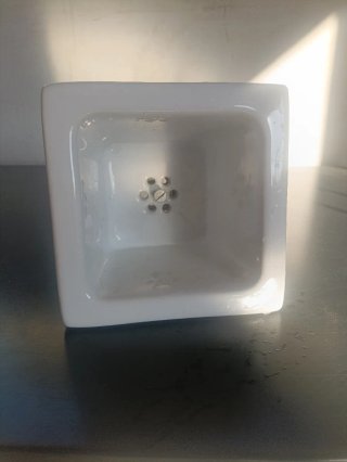 Seno de porcelana para laboratorio