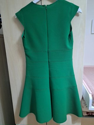 Vestido verde de otoño