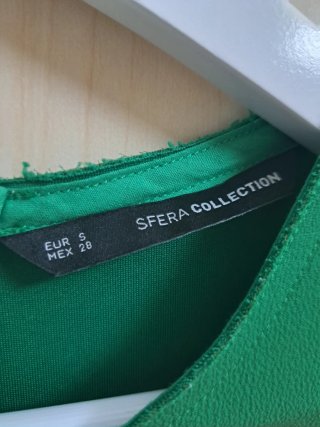 Vestido verde de otoño