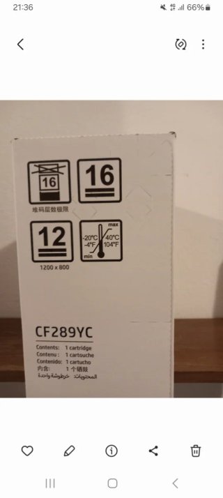 Toner HP CF289YC Nero