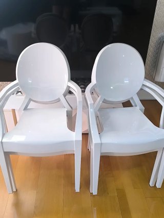 Silla Ghost Metacrilato Blanco