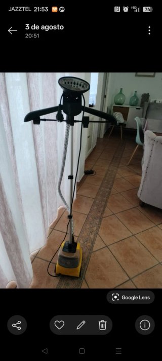 Plancha de vapor vertical