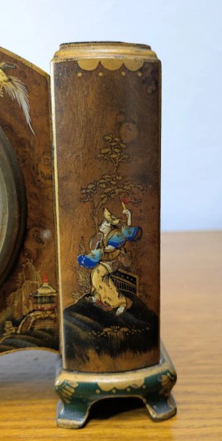 Reloj Antiguo Inglés Estilo Chinoiserie
