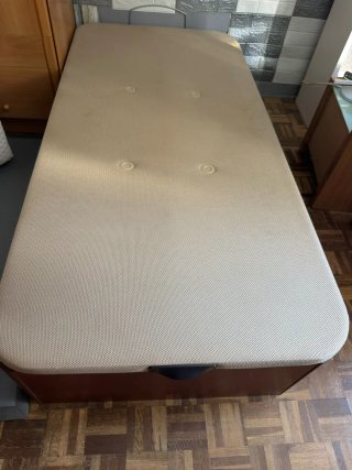 Cama 90: Colchón + Canapé + Mesilla