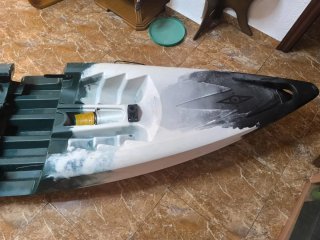 Kayak con remo y accesorios