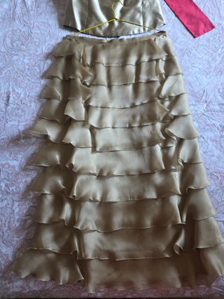 GANGA. Alta costura. Falda corpiño chaqueta
