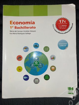 Libro Economía 1º Bachillerato Editorial Tulibro