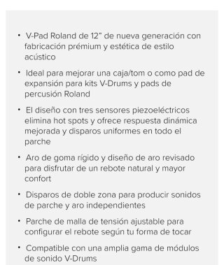 Roland PD-12P V-Pad