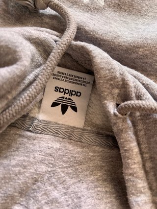 Sudadera Adidas Originals Gris Capucha