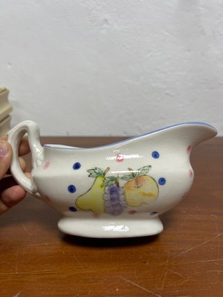 Sopera cerámica cocina frutas