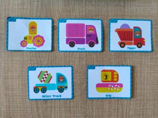 Puzzle magnético de vehículos +3 años