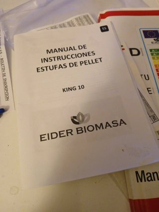 Estufa de pellets 10kw Eider