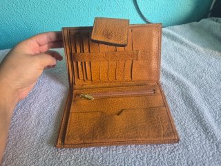 Billetera de cuero mujer
