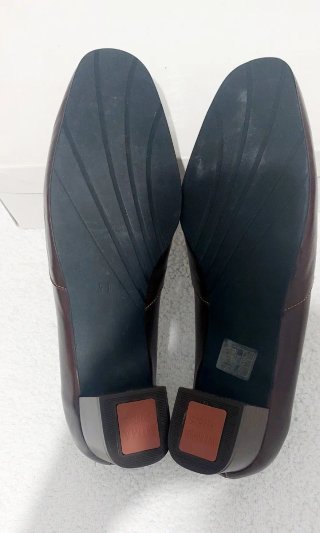 Mocasines de piel marrones talla 41