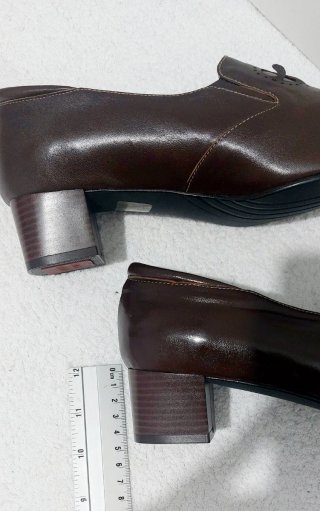 Mocasines de piel marrones talla 41