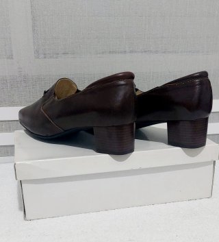 Mocasines de piel marrones talla 41