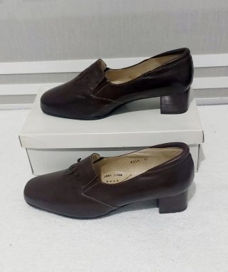 Mocasines de piel marrones talla 41
