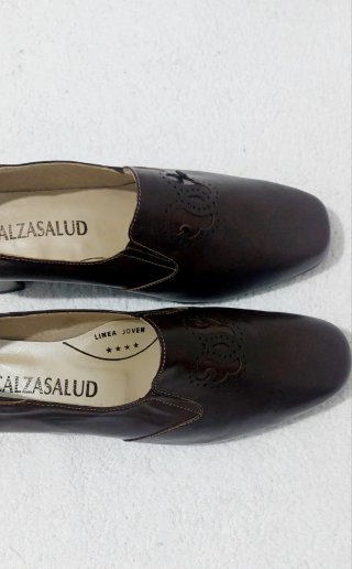 Mocasines de piel marrones talla 41