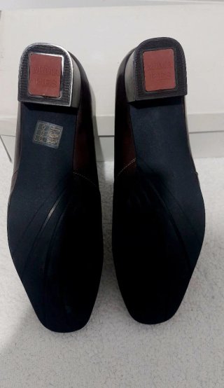 Mocasines de piel marrones talla 41