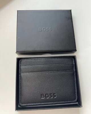 Tarjetero monedero Boss negro