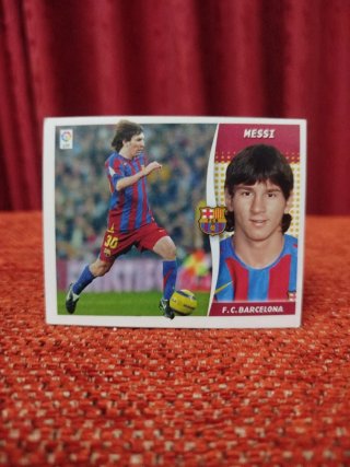 Cromo Messi F.C. Barcelona